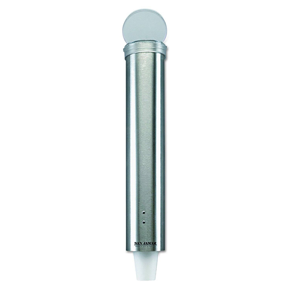 Stainless Steel Water Cup Dispenser with Hinged Flip Cap M29805