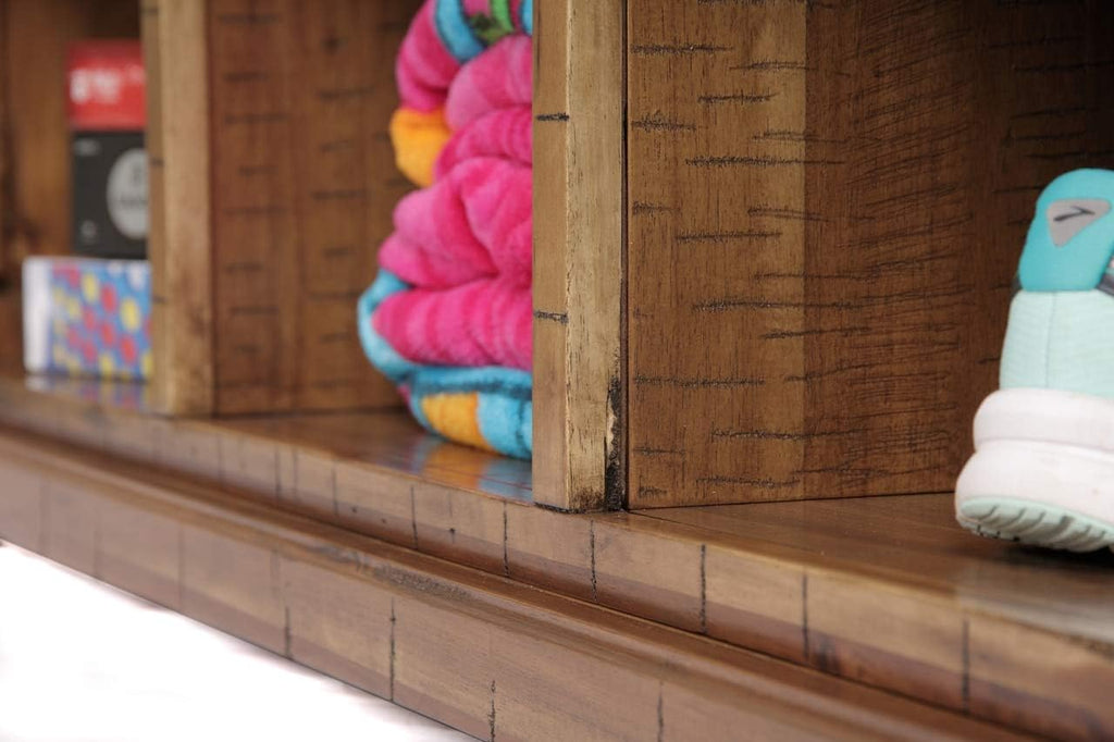 Pinto Brown Microfiber Hall Bench S7355