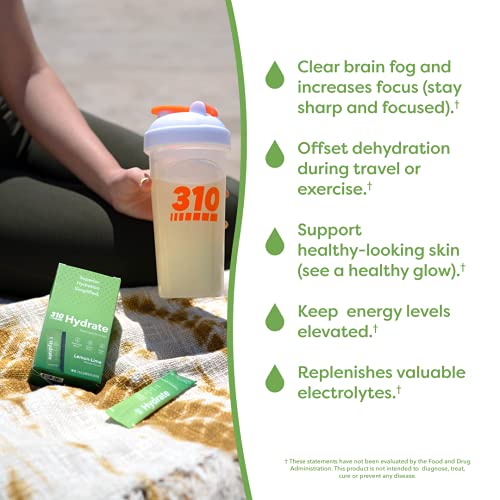30 Single Servings Lemon Lime Electrolytes Powder Packets M1764