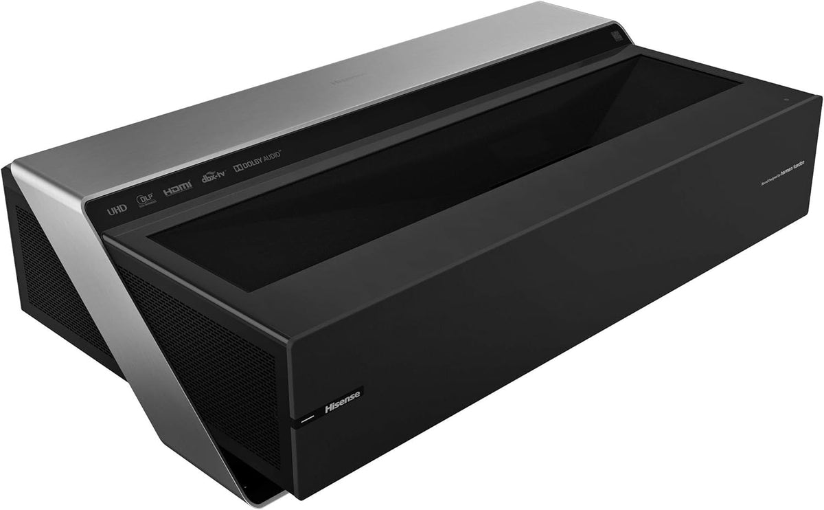 120-Inch 4K UHD Smart Laser Projector TV with Screen and 2.1 Audio System I18705