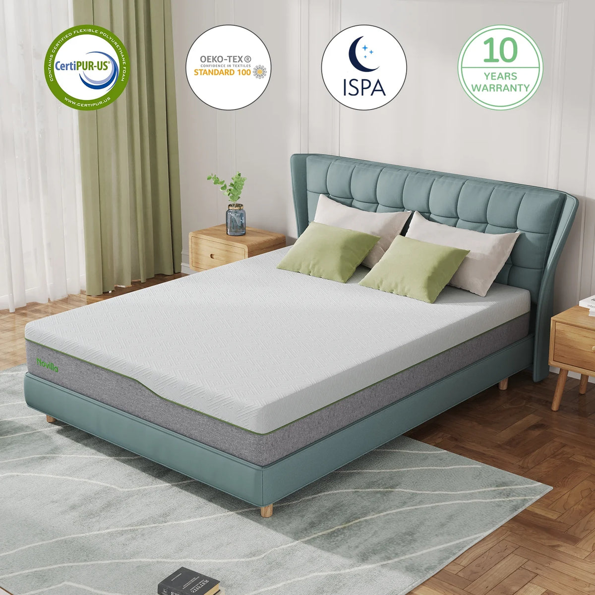 Gel Memory Foam Mattress Twin Size Z636521