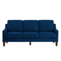 3 Piece Sofa Couch with Scooped Armrest O6568