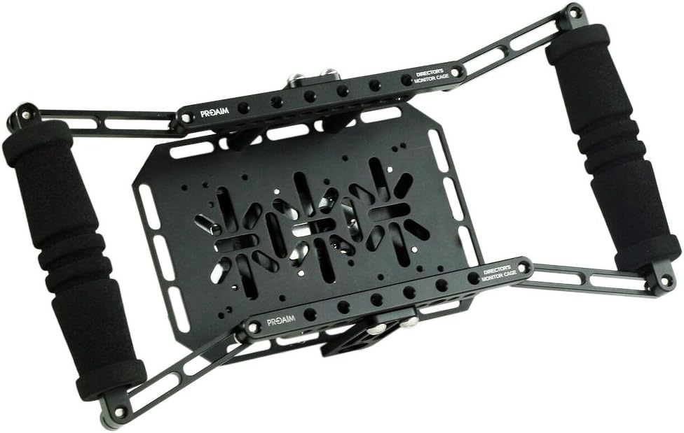 Monitor Cage for 4 to 7 LCD Monitor Display with V-Mount Battery Plate H820