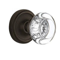 Round Clear Crystal Glass Door Knob Y6265