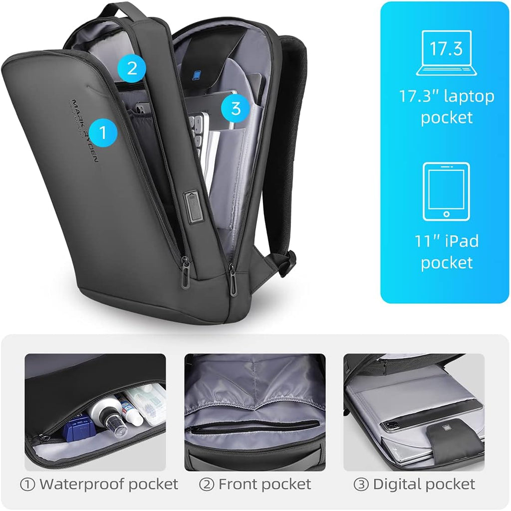 Hard Shell Laptop Backpack for 15.6 inch PC J3582