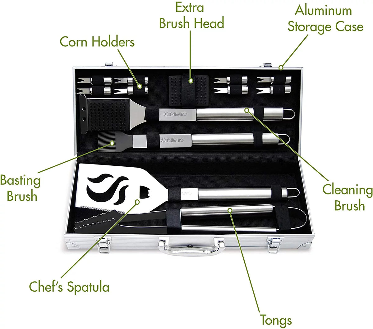14-Piece Stainless Steel Grill Set H90200