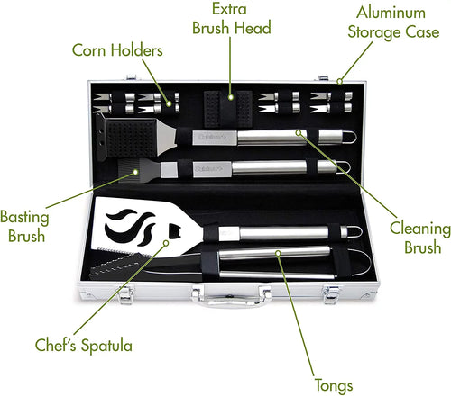 14-Piece Stainless Steel Grill Set H90200