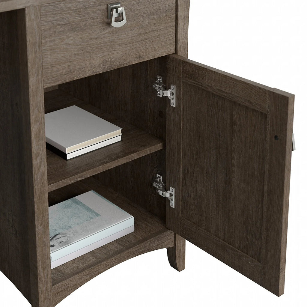 L Shaped Desk With Hutch N8860
