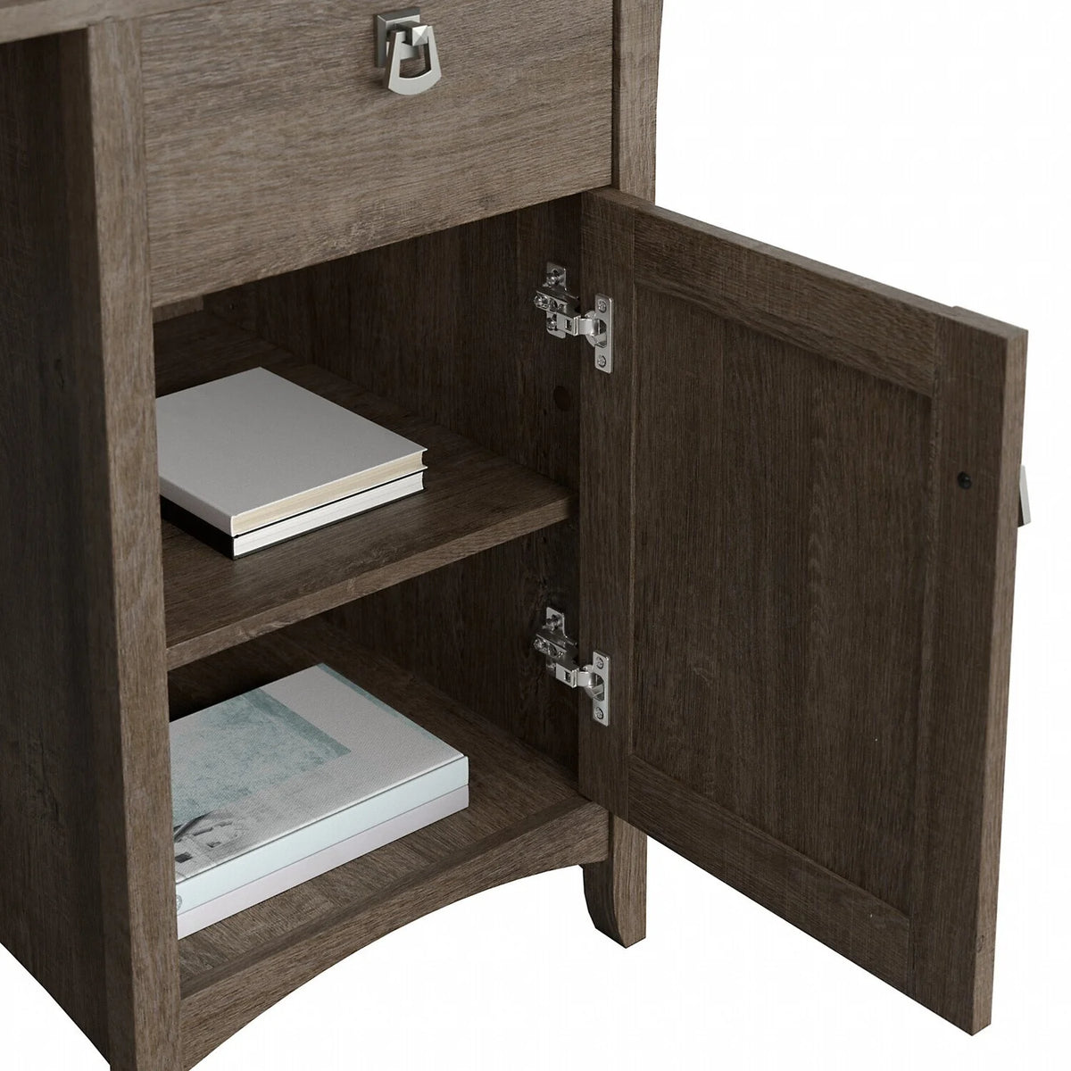 L Shaped Desk With Hutch N8860