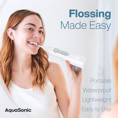 Cordless Rechargeable Waterproof Water Flosser with 5 Jet Tips T2934