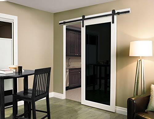 Matte Black Door Barn Hardware Kit K926
