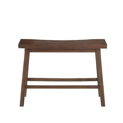 Brown Wooden Bench with Grain Details H681826