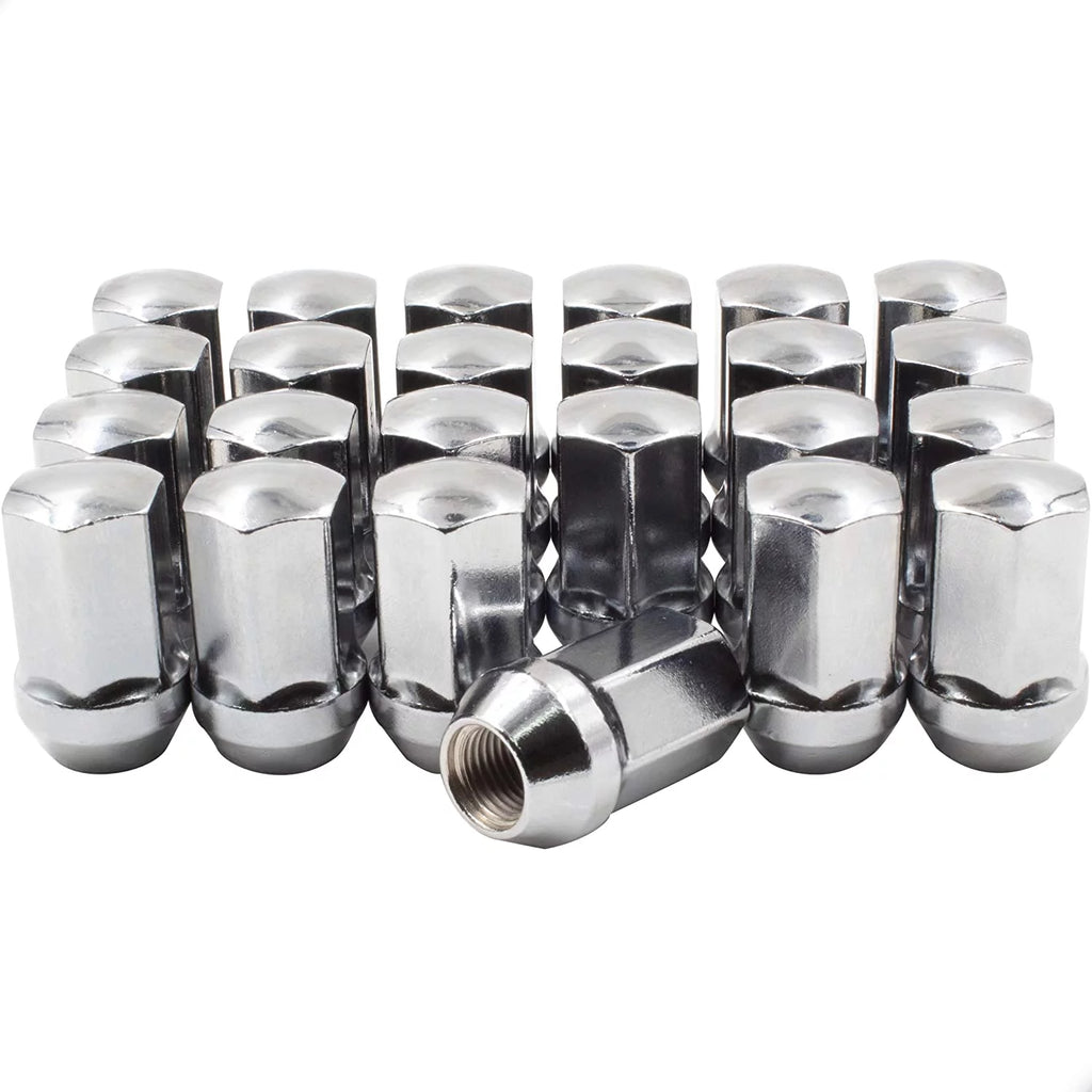 24 Pcs 14mm 1.50 Chrome Lug Nuts F705
