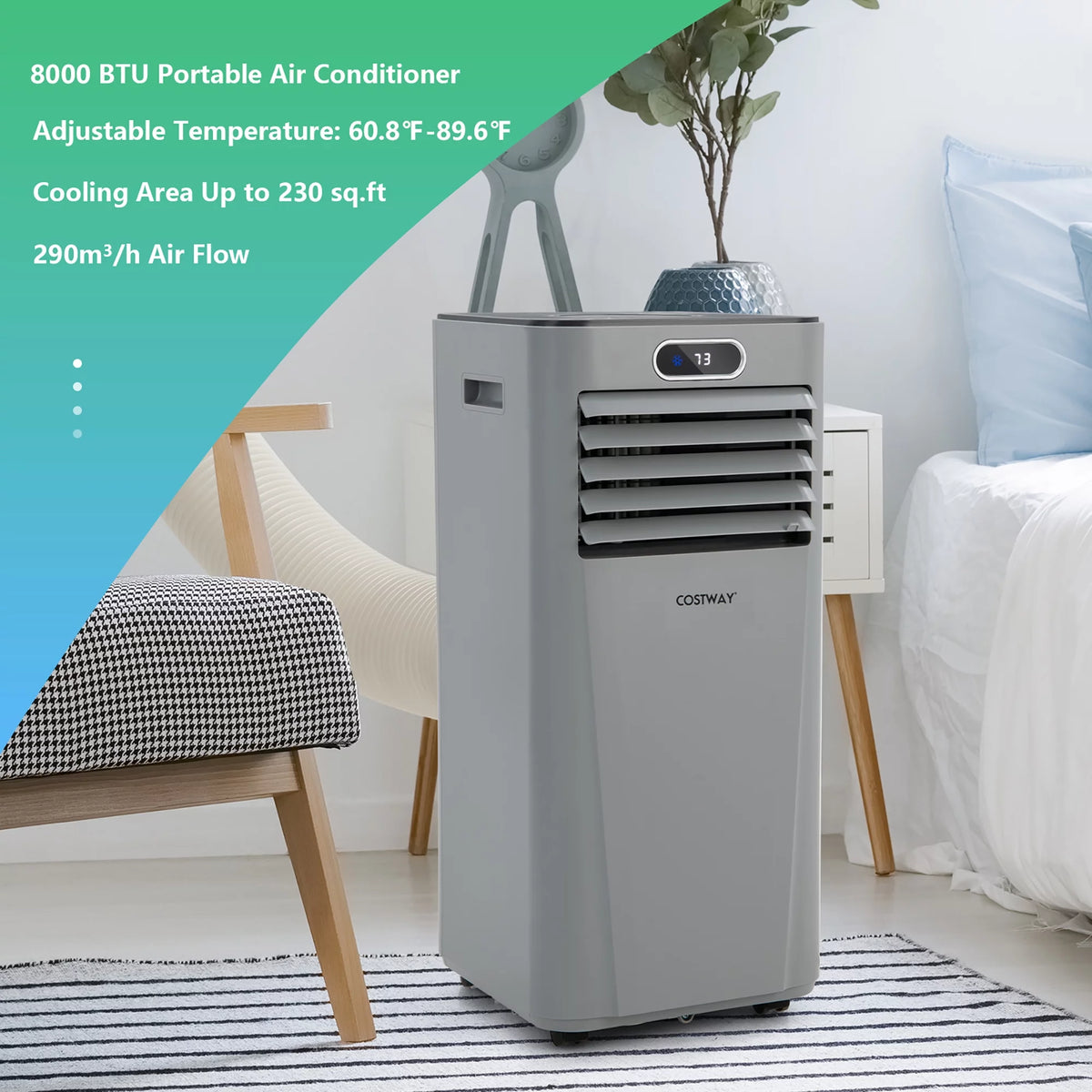 5300 BTU Portable Air Conditioner X3979