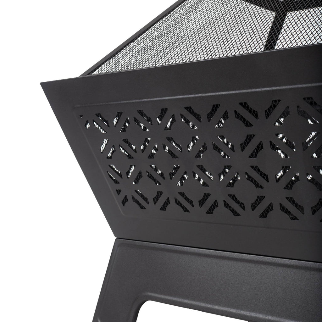 26x22 Square Wood Burning Fire Pit P761