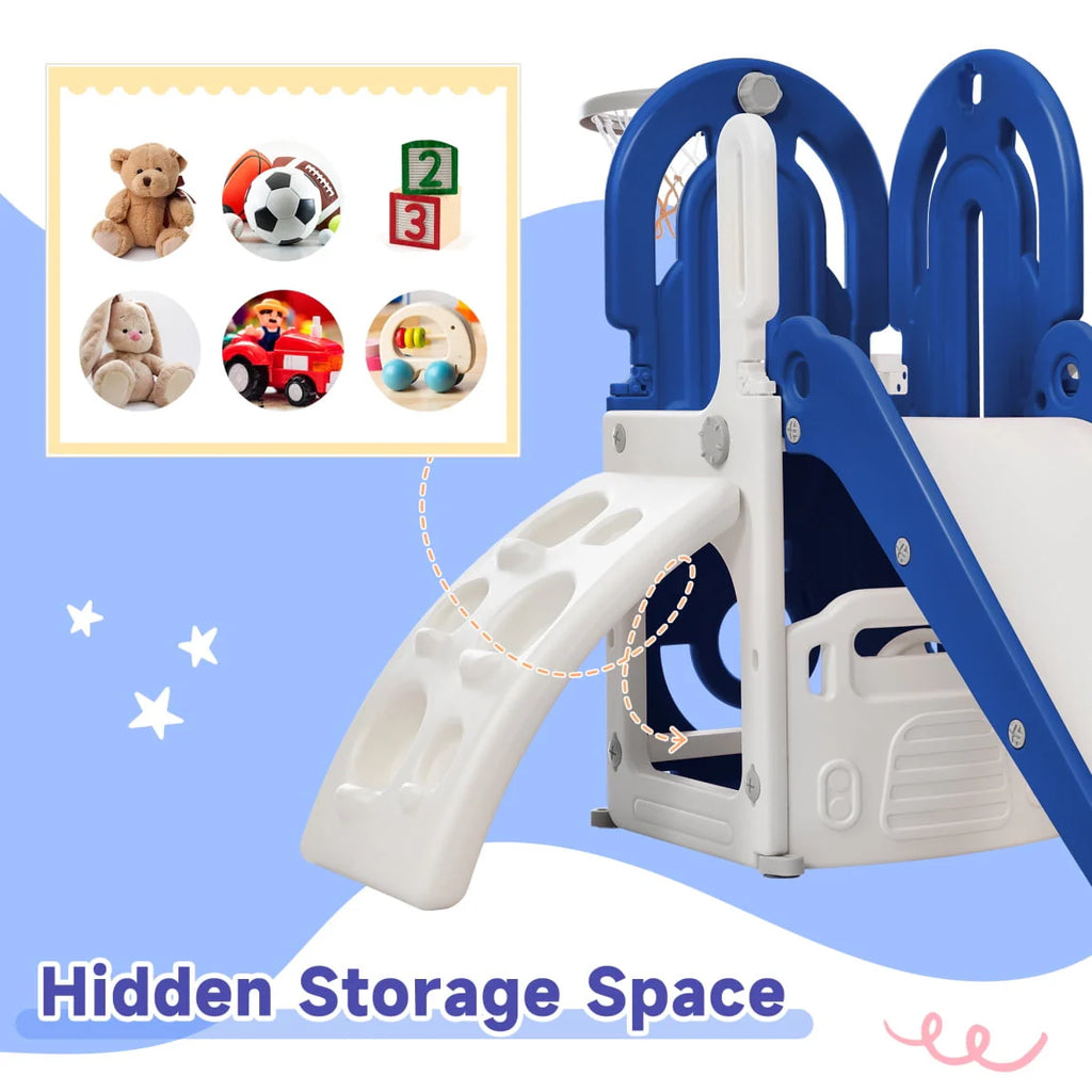 Toddler Climber and Slide Set 4 in 1 Blue C501594