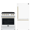 30 Electric Range and Refrigerator in White Q5282