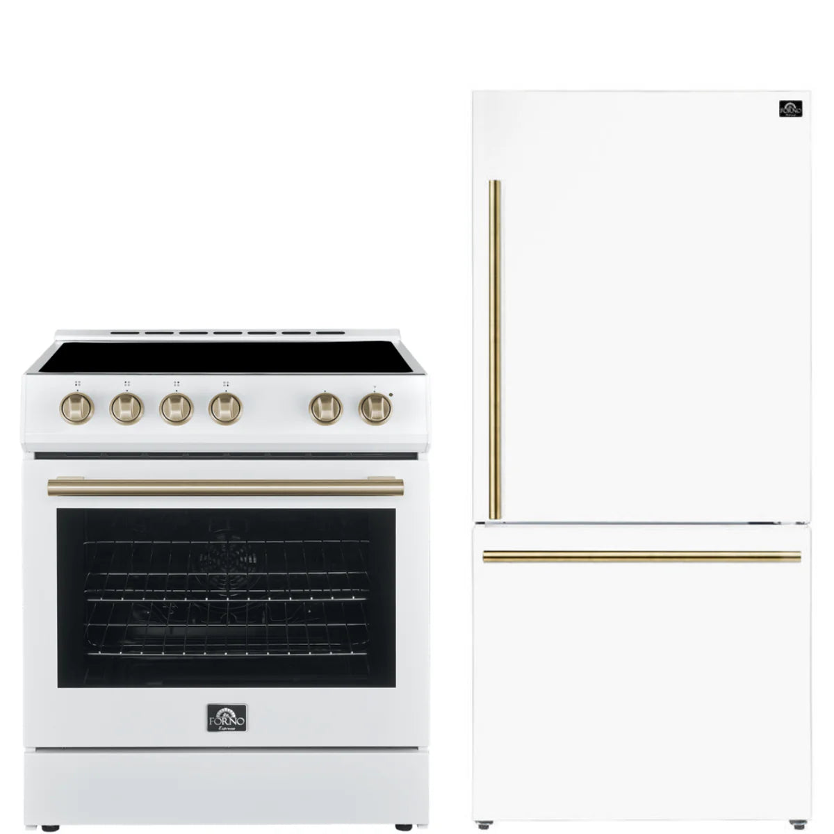 30 Electric Range and Refrigerator in White Q5282