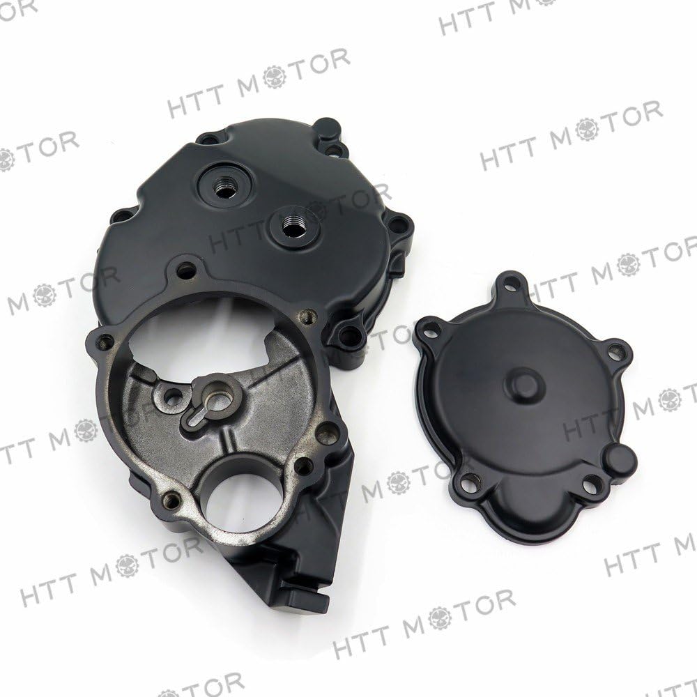 Engine Starter Case Crankcase Cover Black Pack of 2 N44515