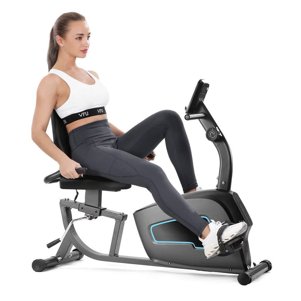Recumbent Exercise Bike with Pulse Monitor O310693