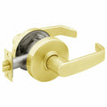 Bright Brass Cylindrical Passage Locks with L Lever and L Rose S665111