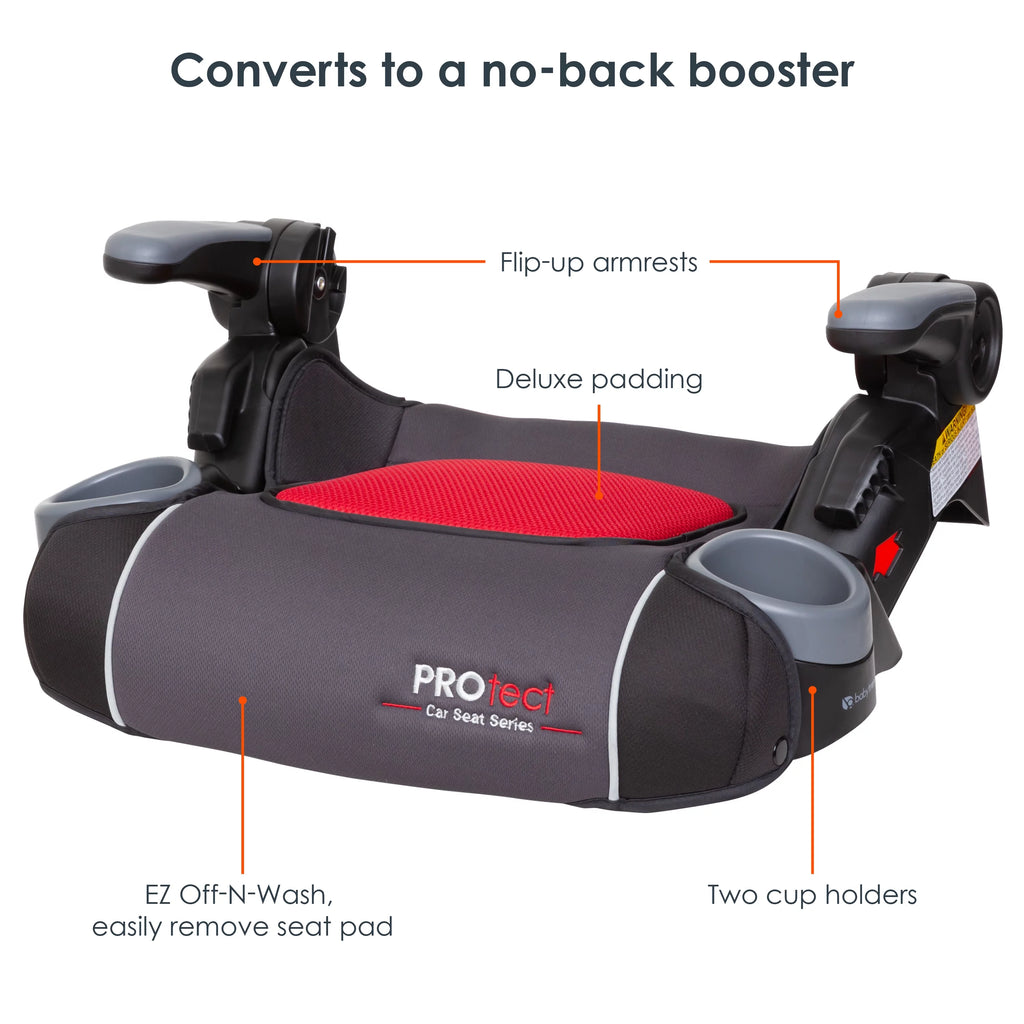 Red Folding High Back Booster Car Seat I5980