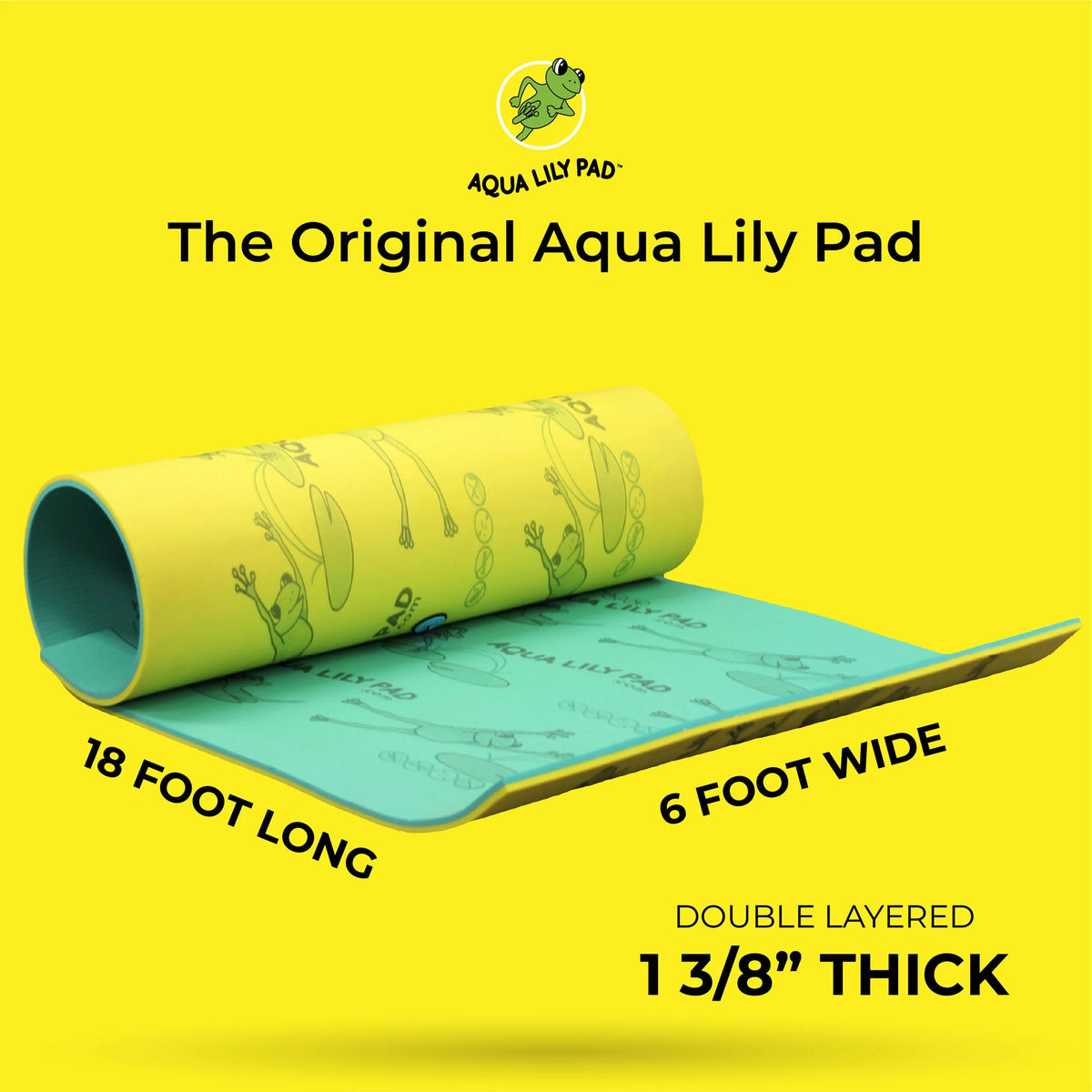 18 Ft Floating Foam Water Mat O179