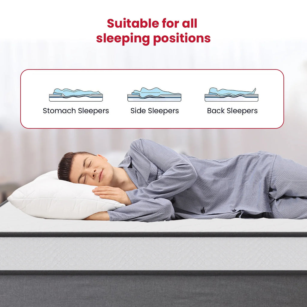 8 Inch Medium Firm Spring Full Size Mattress T70455