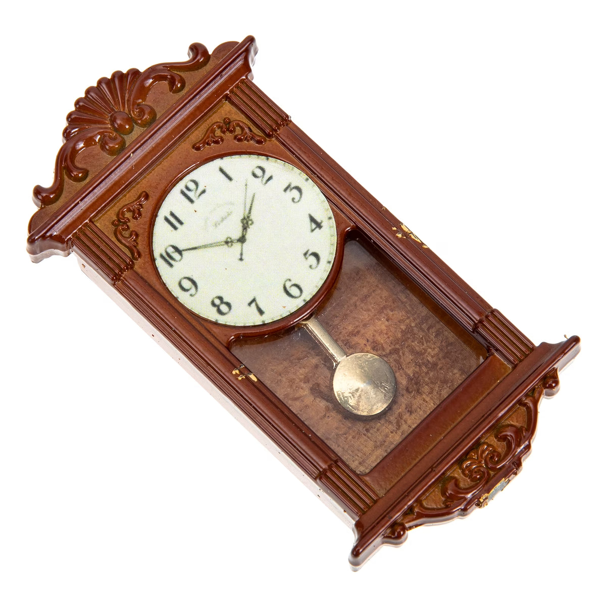 Mini Hanging Metal Doll House Clock Toy Q6052