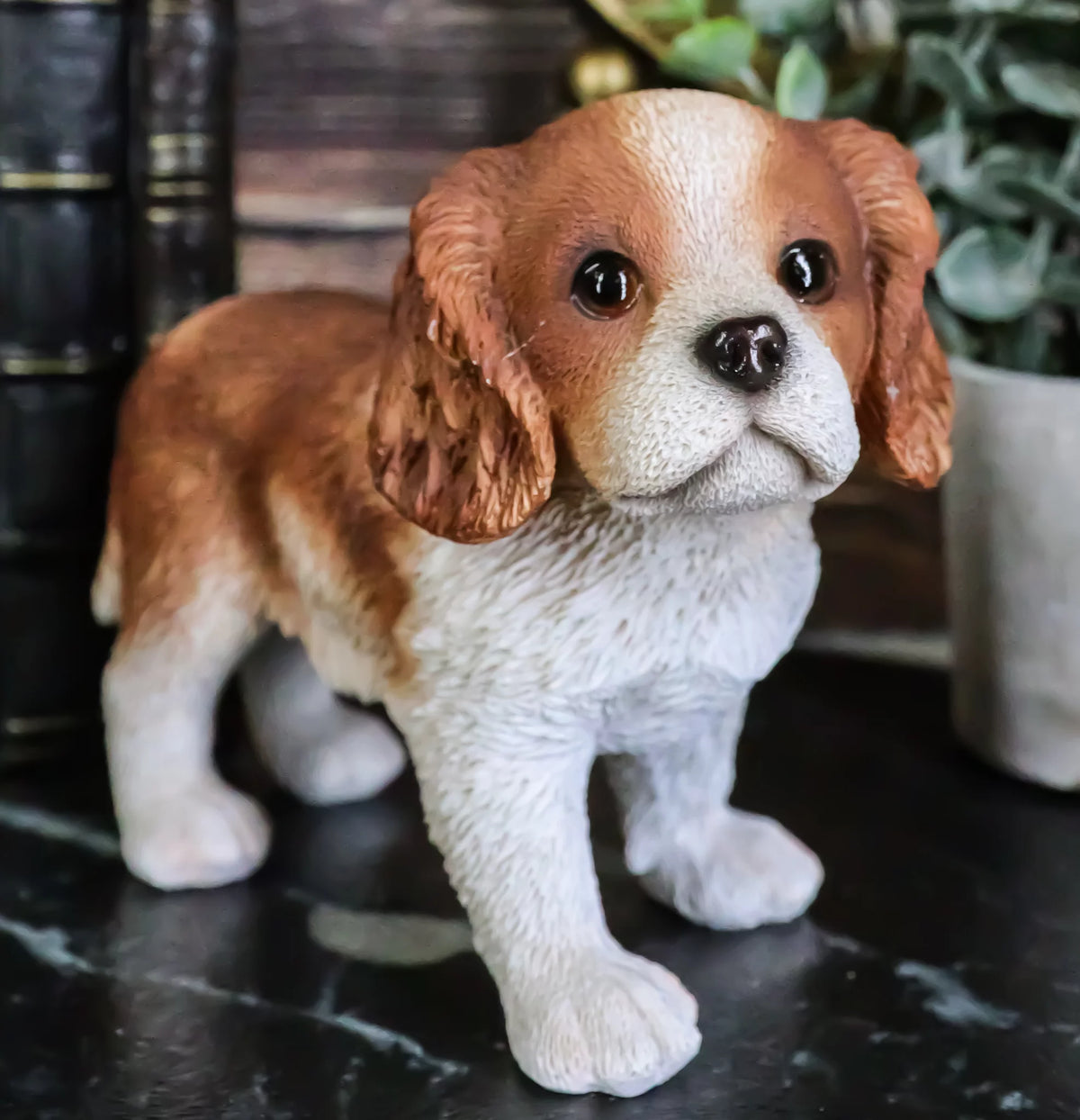 Cavalier King Charles Spaniel Dog Statue 6.25" Long Q638