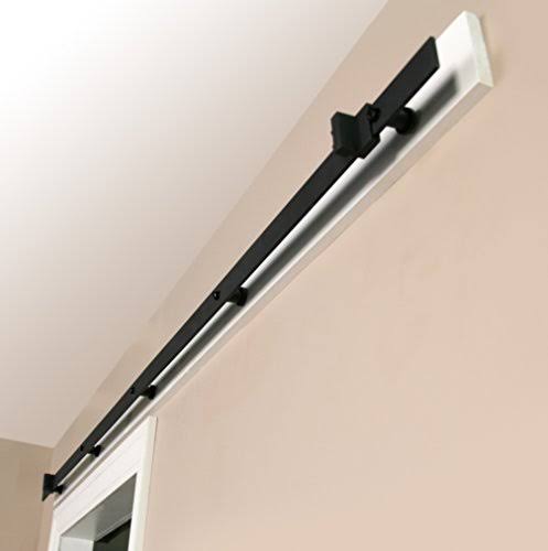 Matte Black Door Barn Hardware Kit K926