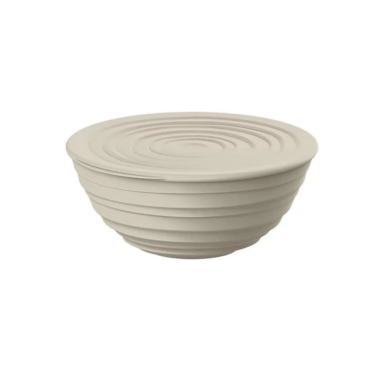 L Bowl with lid Clay T7264
