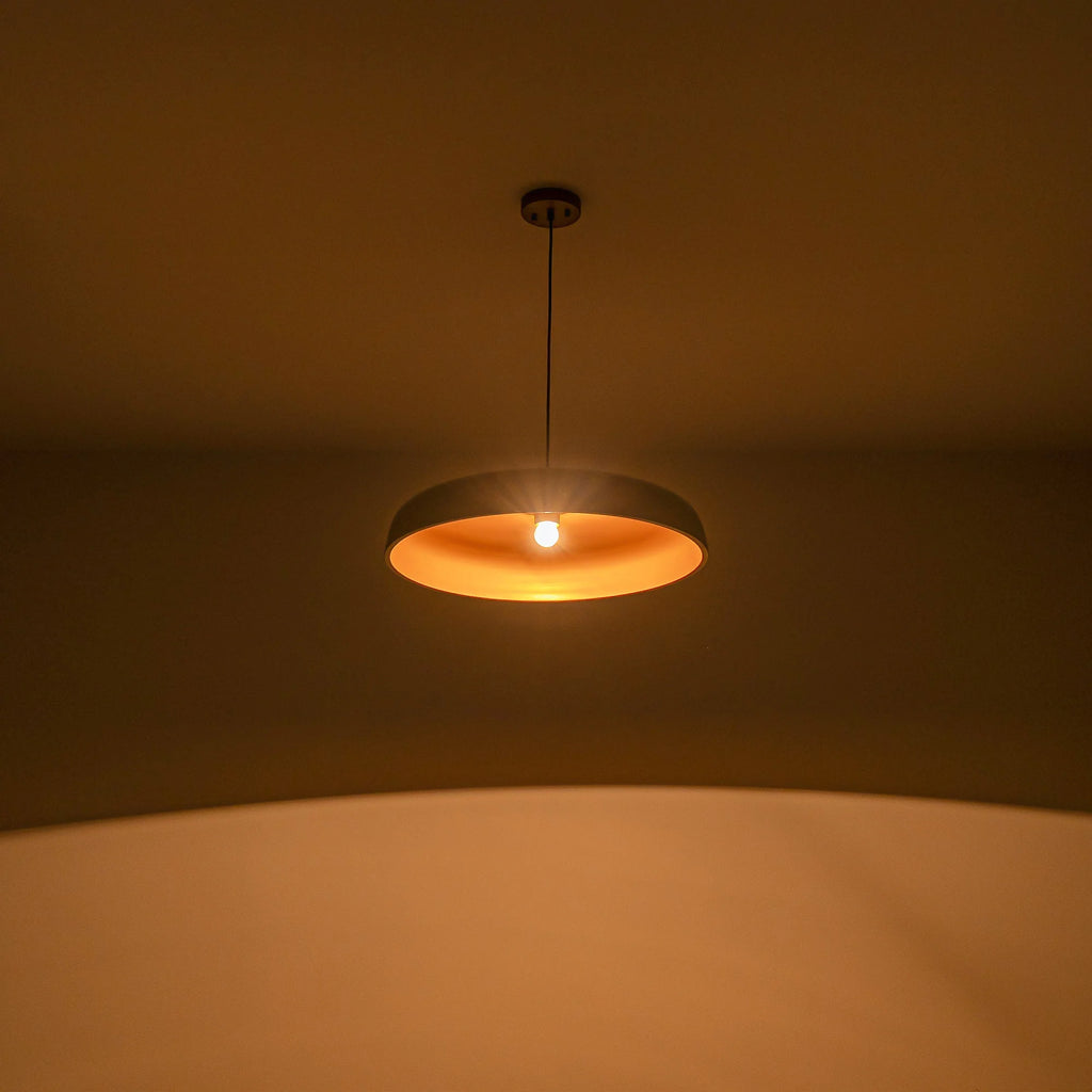 1-Light Dimmable Dome Mid-Century Modern Pendant M844