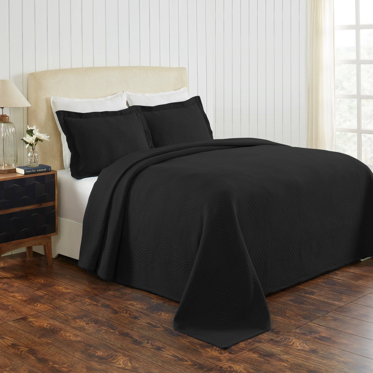 Cotton Jacquard Matelasse Bedspread Set O72781