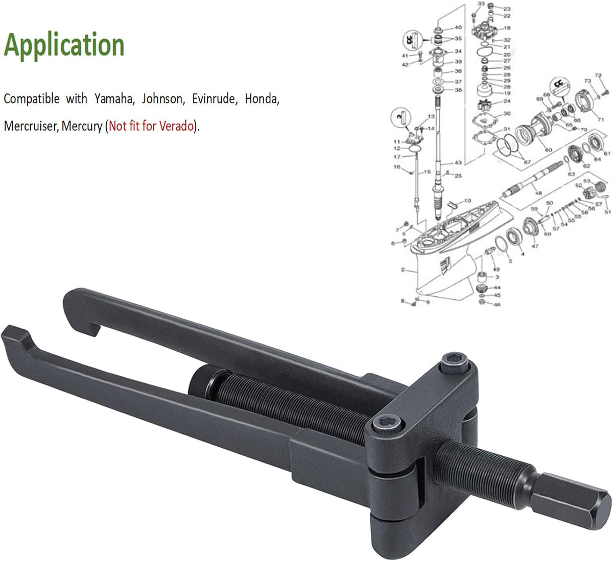 Lower Bearing Carrier Puller G760