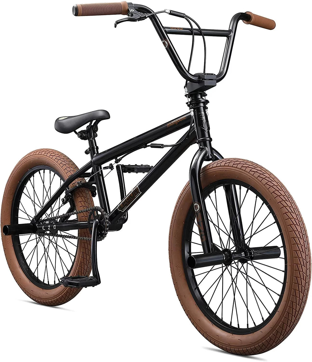 20-Inch Steel Frame Black BMX Bike F891386