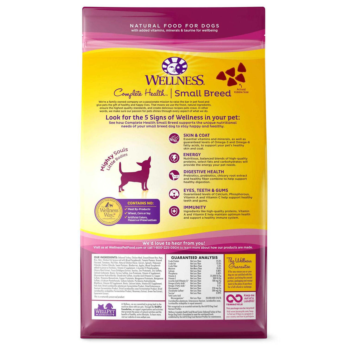 Small Breed Senior Dry Dog Food D18020