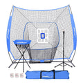 7x7 Practice Net with Carrying Bag Baseball Softball Bundle K25205