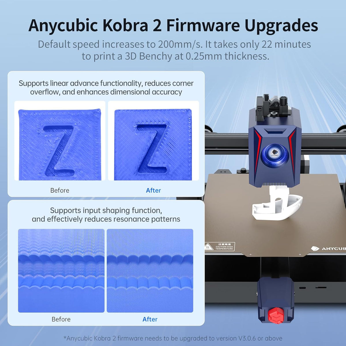 Black Bundle Anycubic Kobra 2 3D Printer, 1.75mm 1kg Filament K58379