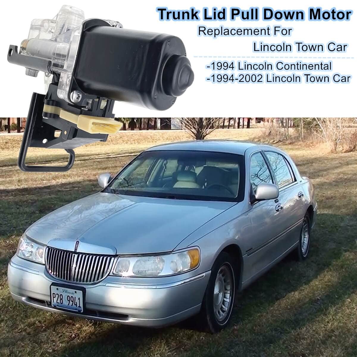Trunk Lid Pull Down Motor with Switch W2306