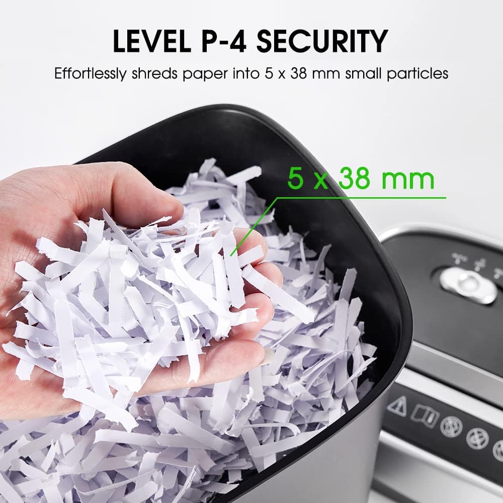 8-Sheet Cross-Cut Paper and Credit Card Shredder, 3.96 Gallon C3086