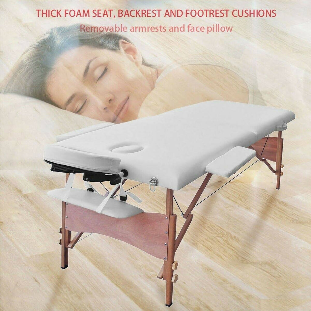 Black Massage Table with Carry Case A744545