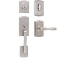 Satin Nickel Single Cylinder Door Handleset L746244