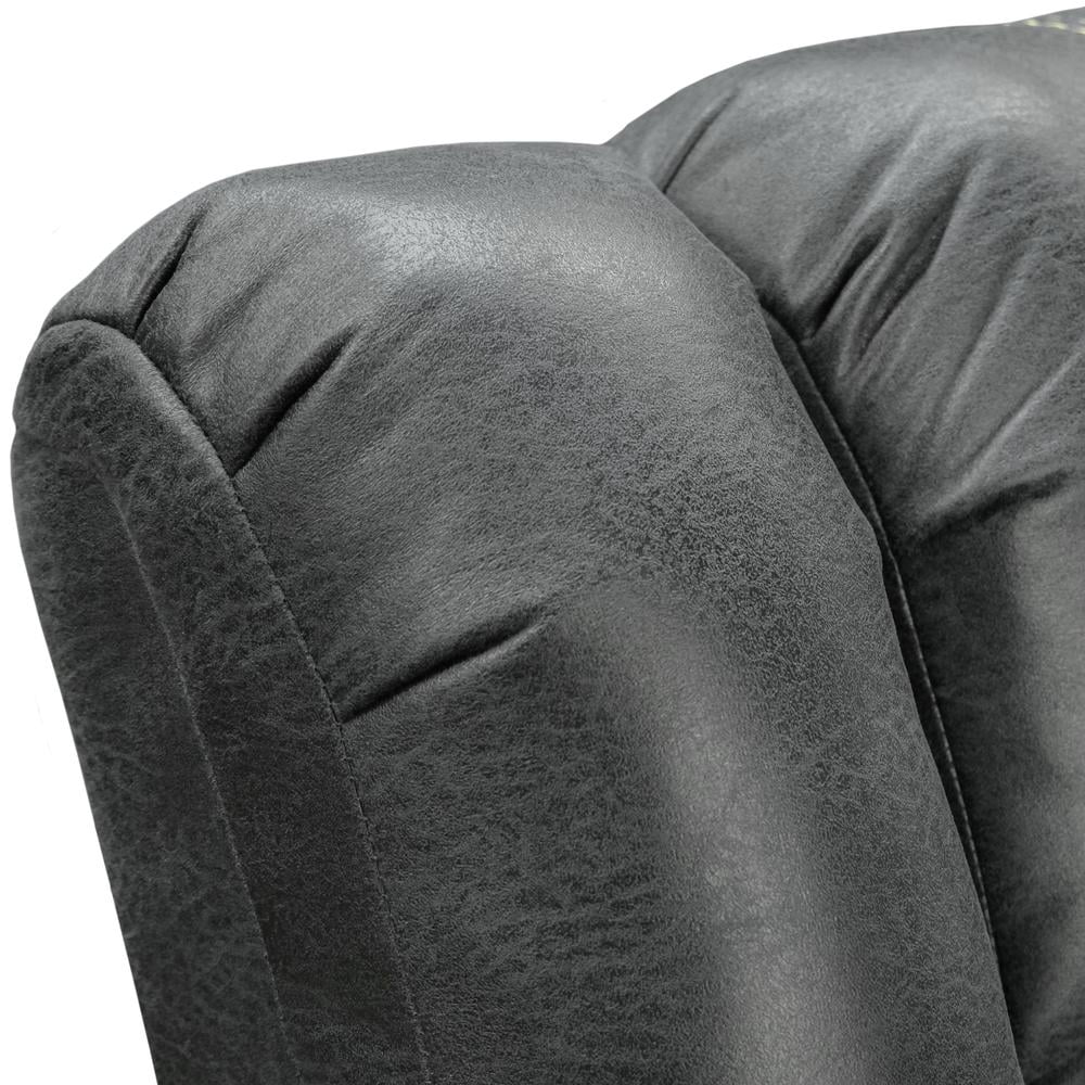 Reclining Console Loveseat with Contrast Stitching L537698