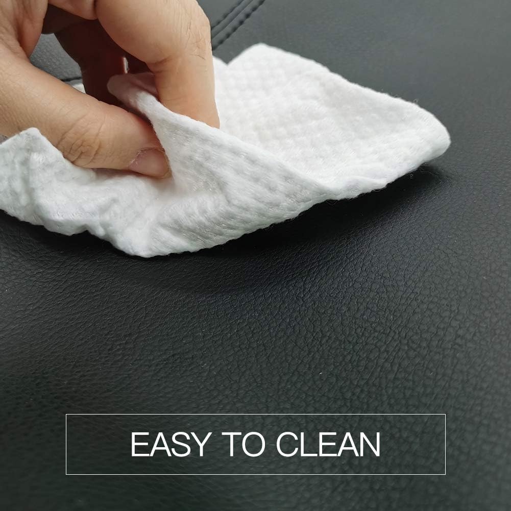 Black Microfiber Leather Armrest Cover Pack of 2 B273224