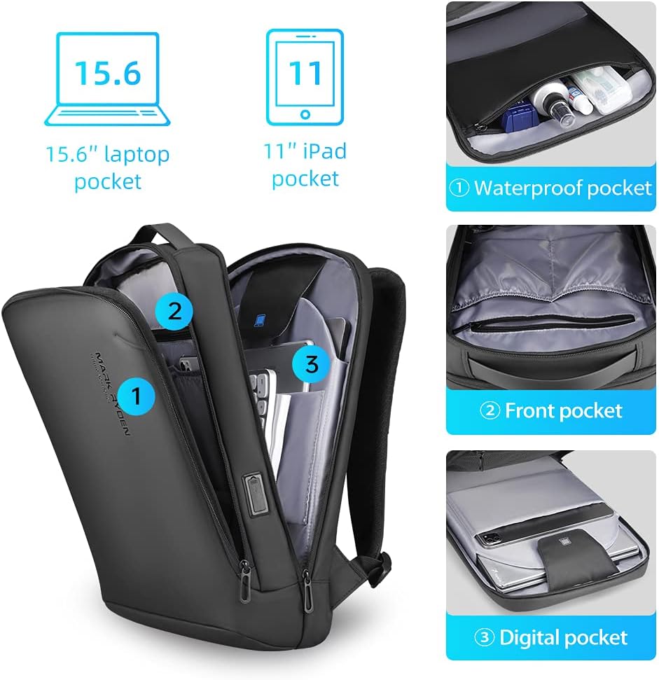 Hard Shell Laptop Backpack for 15.6 inch PC J3582