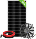 Solar Powered 50-Watt Roof Ventilation Fan Kit P4495