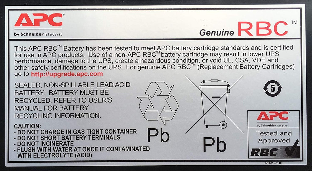 APC UPS Battery Replacement Pack of 2 R2327