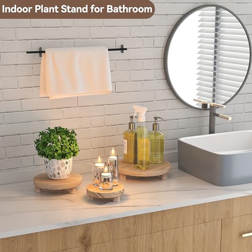 3 Pcs Wood Plant Stand Indoor Outdoor R22260