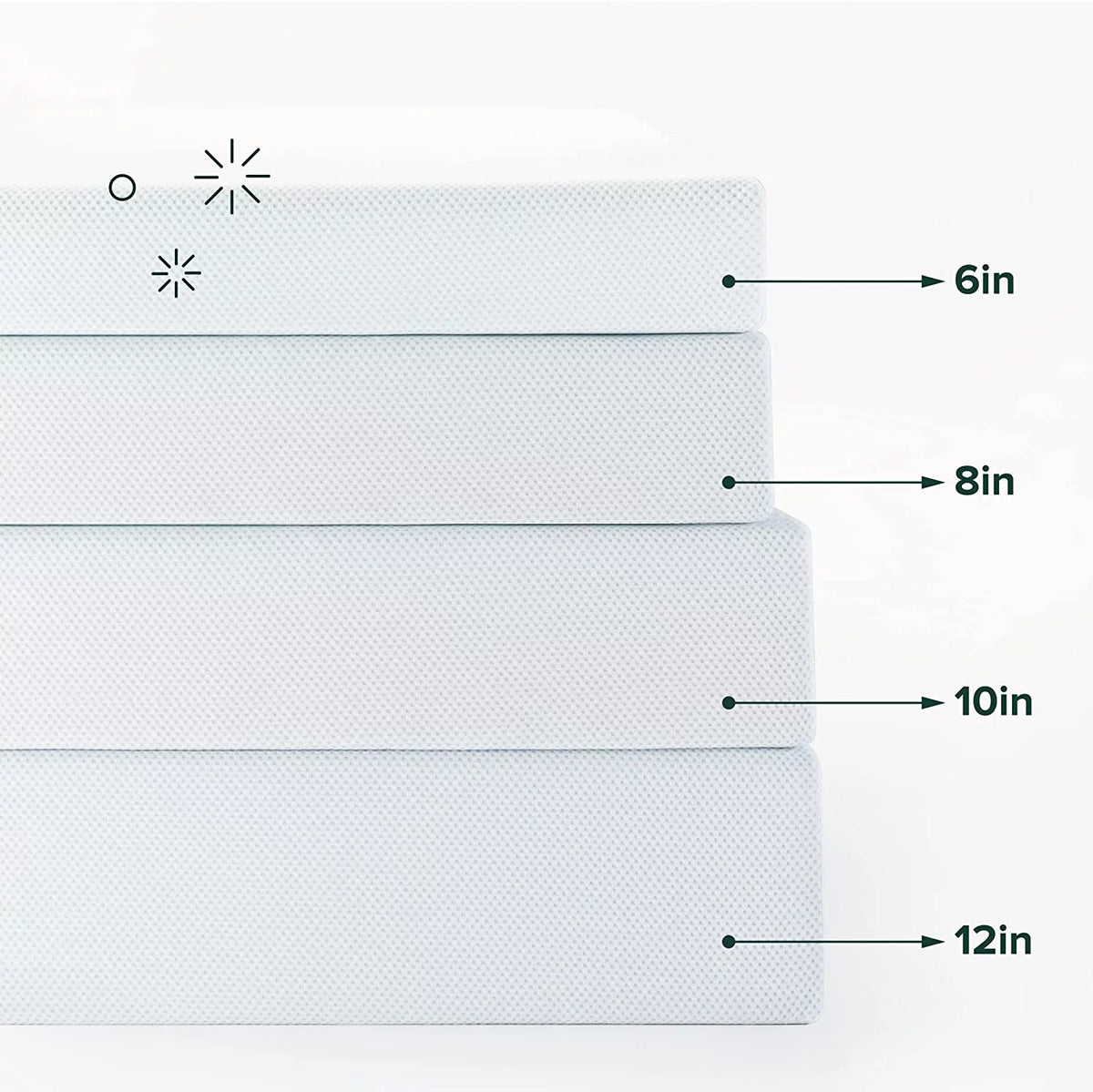 6 Inch Cooling Gel Memory Foam Mattress Queen H1402